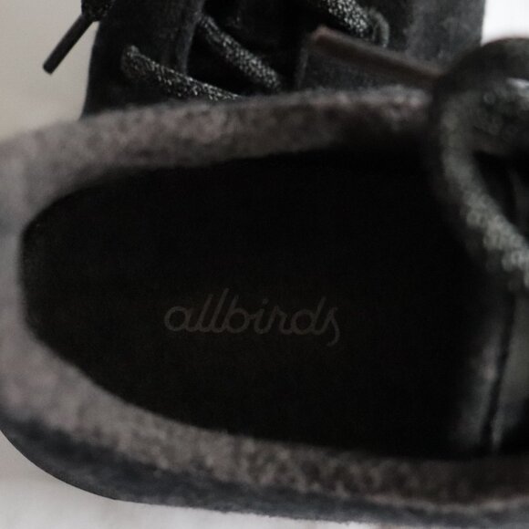 All Birds Merino Wool Korea Classic Black Lace Up W7 Washable Runner Shoes - Picture 9 of 10